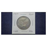 1985 Peso From Cuba Rare Only 5,000 Minted
