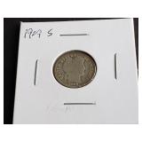 1909 S Barber Dime