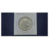 1917 Obverse S Walking Liberty Half Dollar