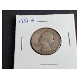 1951 S Washington Quarter