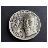 Chester A  Arthur .925 Silver 1.20 Ounces