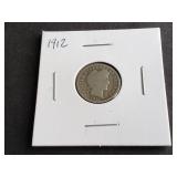 1912 Barber Dime