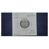 1905 10 Centavos M°M 80% Silver From Mexico
