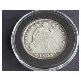 1854 O Seated Liberty Half Dollar
