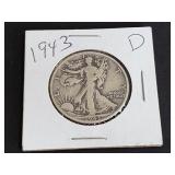 1943 D Walking Liberty Half Dollar