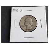 1945 S Washington Quarter