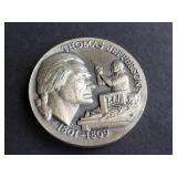 Thomas Jefferson .925 Silver 1.20 Ounces