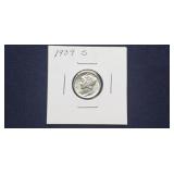 1939 S Mercury Dime