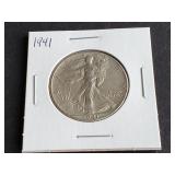 1941 Walking Liberty Half Dollar