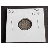 1870 Half Dime