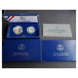 1993 S Bill of Rights 2 Coin Proof Set