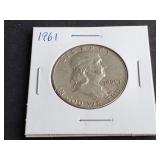 1961 Franklin Half Dollar