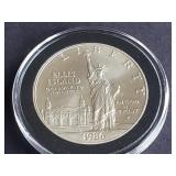 1986 P Ellis Island Commemorative Silver Dollar