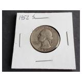1952 S Washington Quarter