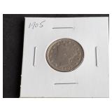 1905 V Nickel