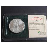 2001 American Silver Eagle in Littleton Holder BU
