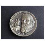 Ruthereford B Hayes .925 Silver 1.26 Ounces