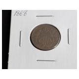 1868 Shield Nickel