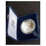 1997 P Proof American Silver Eagle with Velvet Box