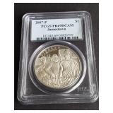 2007 P Jamestown Comm. Silver Dollar PCGS PR69 DC