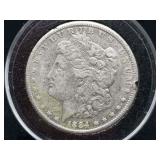 1884 CC Morgan Silver Dollar