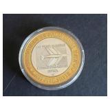 $10 Gaming Token "Blackjack" .999 Silver Center