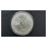 1996 1 OZ Libertad .999 Silver 300,000 Minted