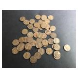Roll of 1960 D Small Date Lincoln Cents