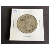 1917 Walking Liberty Half Dollar
