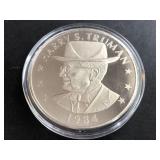 1984 Truman 100th Anniversary 1 OZ .999 Silver