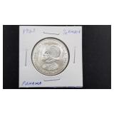 1953 1/2 Balboa From Panama 90% Silver