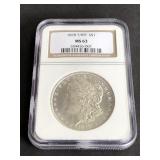 1878 7/8TF Morgan Silver Dollar NGC MS63