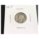 1917 Mercury Dime