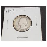 1934 Washington Quarter