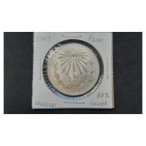1943 Peso From Mexico 72% Silver