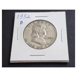 1952 D Franklin Half Dollar