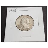 1945 Washington Quarter