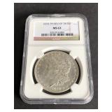 1878 7TF REV OF 78 Morgan Silver Dollar NGC MS63