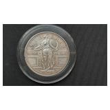 1986 Standing Liberty 1 Ounce .999 Silver