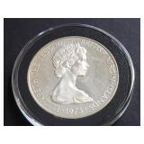 1973 One Dollar from BVI 92.5% Silver 181K Minted