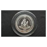 1985 20 Dollars "Sextant" From BVI .925 Silver