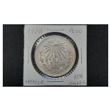 1938 Peso From Mexico 72% Silver
