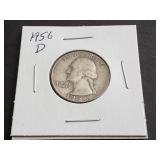 1956 D Washington Quarter