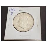 1962 D Franklin Half Dollar