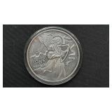 1985 Feliz Navidad 1 Ounce .999 Silver
