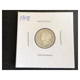 1918 Mercury Dime