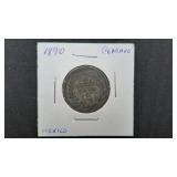 1890 Centavo From Mexico