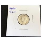 1920 Mercury Dime