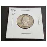 1941 D Washington Quarter