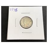 1938 Mercury Dime